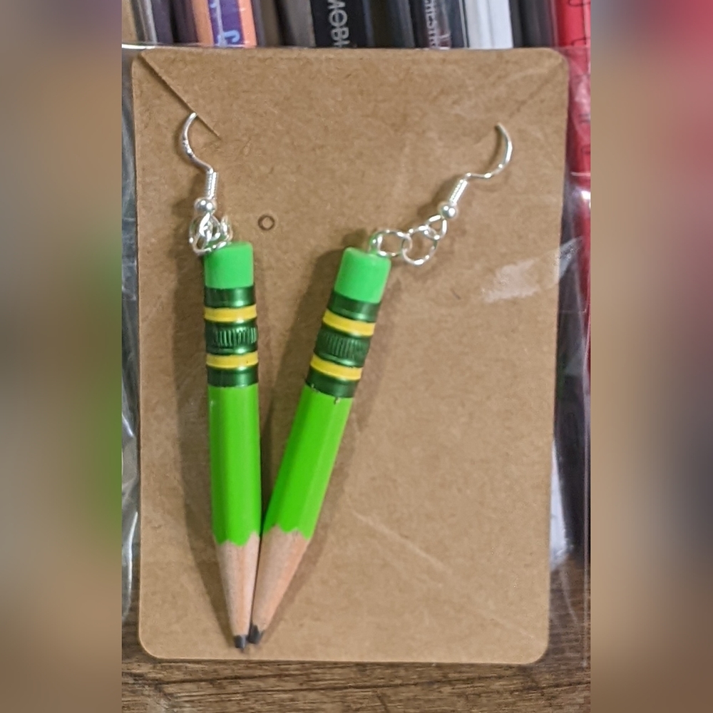 Pencil earrings